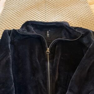 Athleta Women's Navy Teddy Jacket